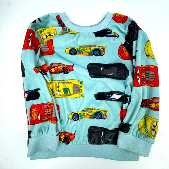 Disney Cars Sz 4 velvety soft Pajama Set - Picture 6 of 9
